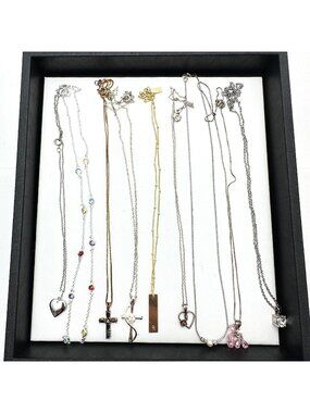 Sterling Silver Lot of Necklaces 26 Grams Wear Scrap Resell XRF Tested